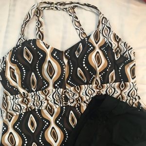 High neck tankini 24w